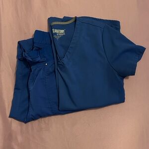 Barco Uniforms Gray Scrub Top